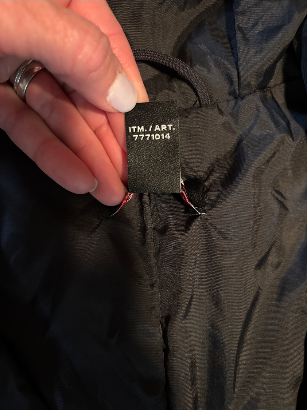 Classic Black Hooded Long Light Weight Wind/Raincoat Jacket - Picture 3 of 16